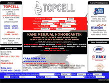 Tablet Screenshot of pesannomor.com